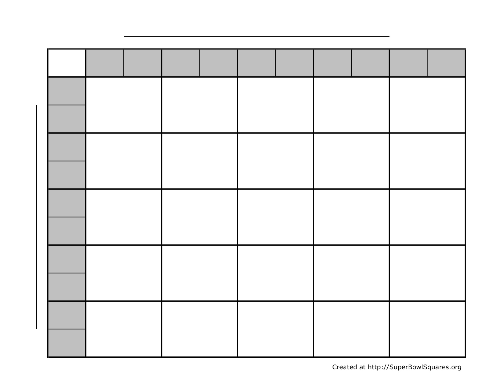 Free Printable Football Numbered Football Squares Minimalist Blank